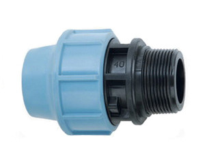 Муфта ПНД 25х1" НР, фото 1