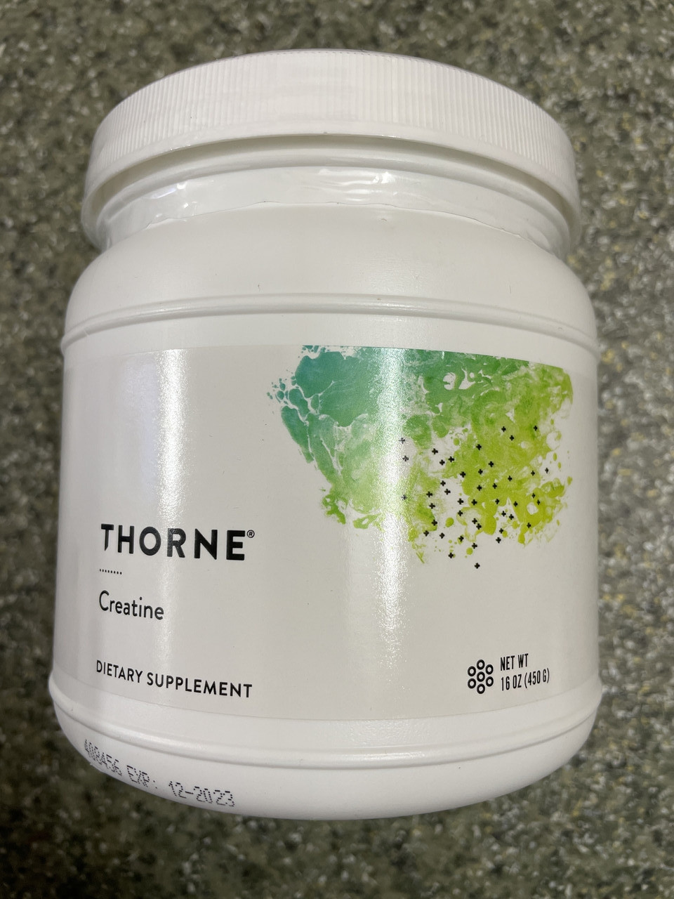 Креатин  в порошку, Thorne, Creatine Monohydrate, 450 грам 90 порцій