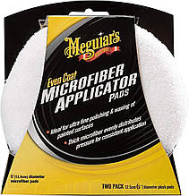 Набір аплікаторів мікрофібрових - Meguiar's Even Coat Applicator Pads 2 шт. білий (X3080EU)