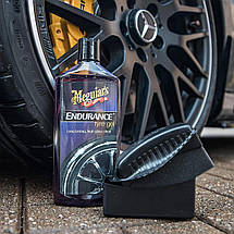 Аплікатор з утримувачем для чорніння гуми і пластику - Meguiar's Tyre Dressing Applicator Pad чорний (X3090), фото 2