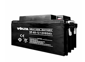 Акумулятор VOLTA VPRO 65 Ah 12 V AGM VRLA для мотоцикла, авто, ДБЖ, телекомунікаційних систем