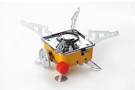 Портативна газова плита СІЛА Тетра 220*220*110 мм із п'єзопідпалом