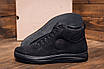 Чоловічі зимові шкіряні кросівки Timberland Black, чоловічі зимові утеплені кросівки, чорні кросівки зима, фото 9