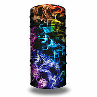 Бафф бандана-трансформер, шарф із мікрофібри, 28 кольоровий дим