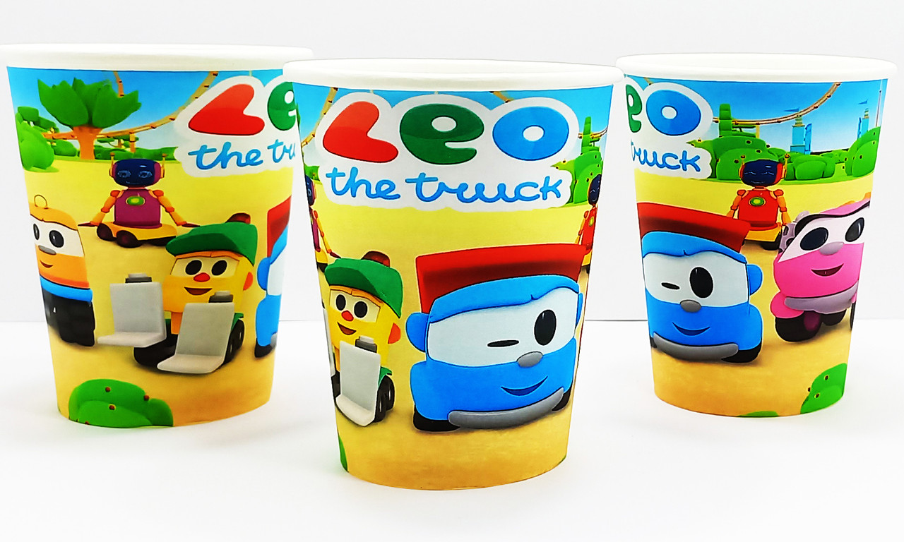 "Вантажівка Льова" - Стаканчики 250 мл., фото 1