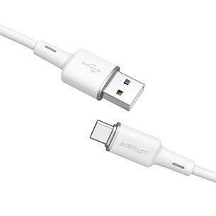 Кабель для зарядки телефона/ смартфона ACEFAST C2-04 USB - Type-C 3 А 1.2 м Білий, фото 3