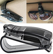 Тримач кліпса для окулярів автомобільна VW Audi Benz Hyundai Honda Mazda Chevrolet чорний, фото 3