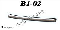 Задняя защита (одинарная нержавеющая труба - одинарный ус)  для Mercedes-Benz ML 164 (05-11) d60х1,6мм