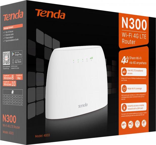 Маршрутизатор Wi-Fi TENDA 4G03