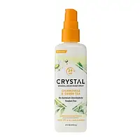 Crystal body deodorant, минеральный дезодорант-спрей с ромашкой и зеленым чаем, 118 мл.