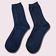 Шкарпетки чоловічі теплі верблюжа вовна  42-48 сині, фото 3