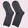 Шкарпетки чоловічі теплі верблюжа вовна розмір 42-48 темно сірі, фото 3