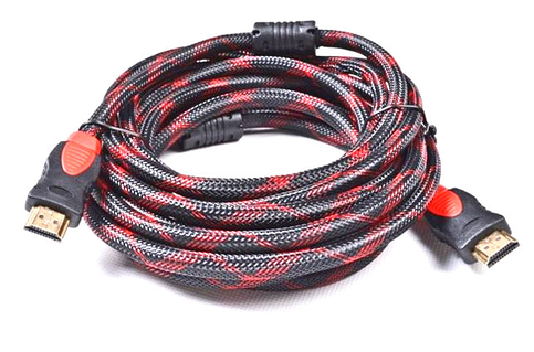 Кабель HDMI-HDMI посилений в оплетке фільтри ферити v 1,4 шнур 1,5 м