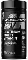 Мужские мультивитамины MuscleTech Platinum, 18 витаминов и минералов, (90 капсул)