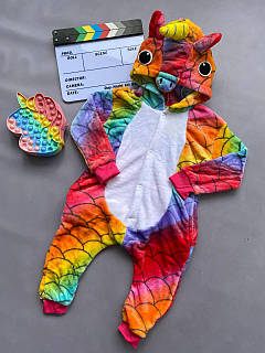 Кігурумі для дівчаток "Єдиноріг" Кольорове 6935, 198, Bambini, Кольоровий, Для дівчаток, Осінь Зима, 98