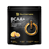 Комплекс амінокислот (BCAA+) 400 г зі смаком яблука-вишні, фото 2