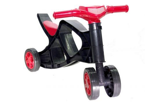 Каталка «Мінібайк» (чорний-червоний), фото 1