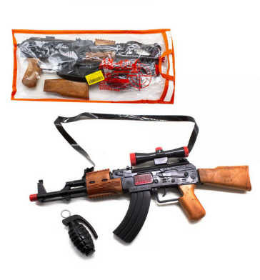 Автомат-трещетка "AK-47" з гранатою (810)