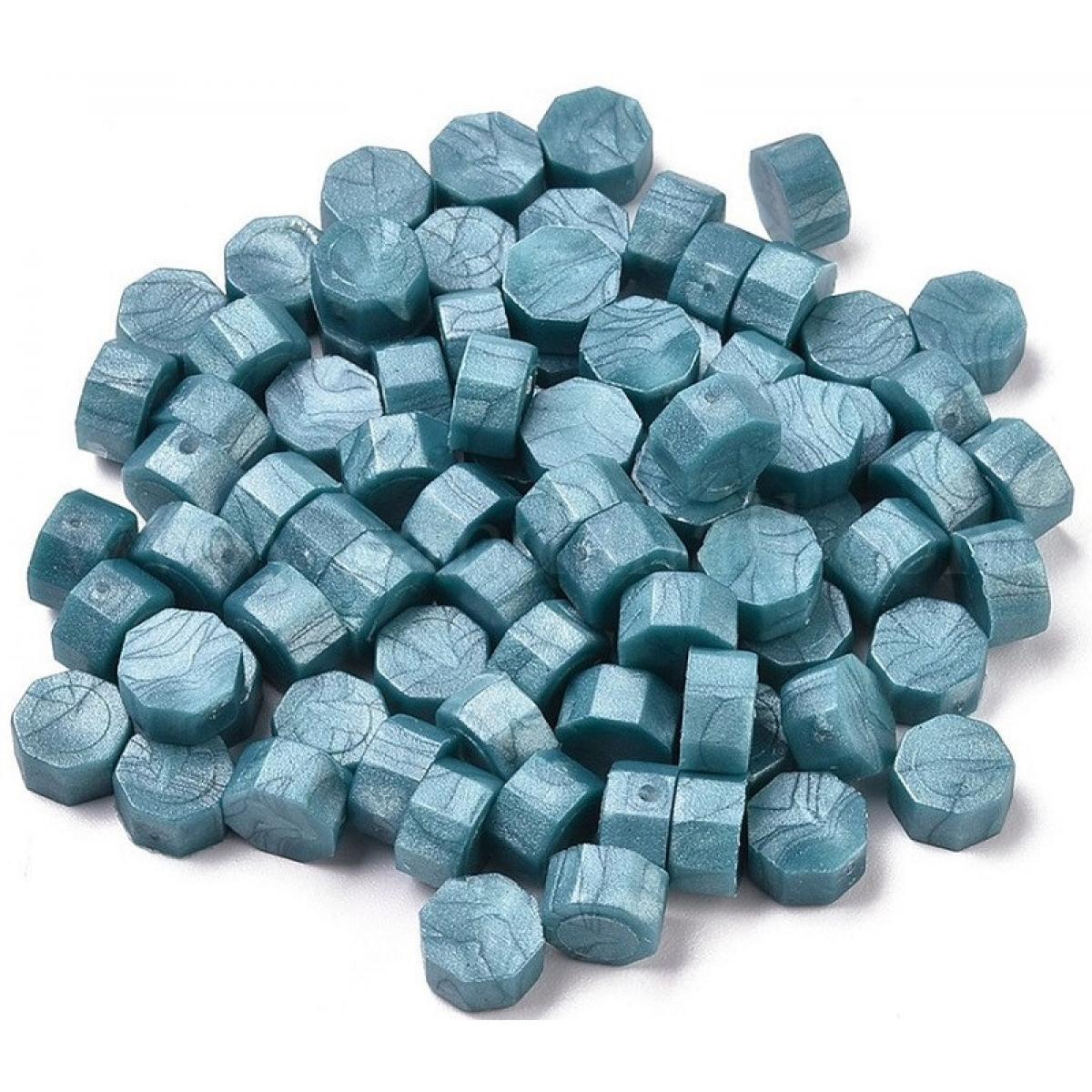 Сургуч-таблетки для створення воскової печатки, 500г, бірюзові, MHZ, фото 1