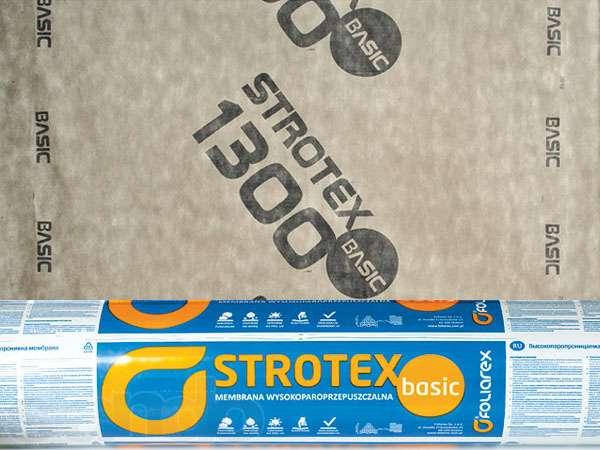 Супердиффузионная мембрана Strotex Basic 1300 (кровельная ...