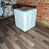 Пуфик Білий кубик стільчик, фото 5