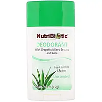 NutriBiotic, дезодорант, без запаха, 75 г