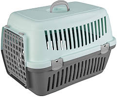 Переноска для котів і собак Animall CNR-134 58х42х42 см Сіро-м'ятна