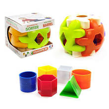 Сортер "Бочка" з геометричними фігурами