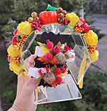 Осінні заколочки резиночки осень заколка резинка осенние, фото 3