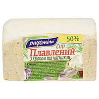 Сыр плавленый Радомышльский (вакуум) со вкусом укропа и чеснока 3 кг ТМ Радомилк