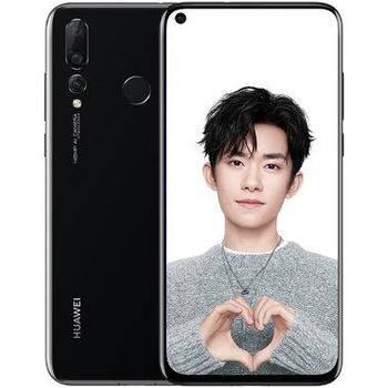 Смартфон Huawei Nova 4 6/128 Gb Black, 20+16+2/25 Мп, IPS, 6.4", 2SIM, 3750 мА, 8 ядер, Hisilicon Kirin 970