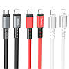 Кабель для телефона із швидкою зарядкою Type-C to Lightning Apple iPhone HOCO X85 Strength 100см |20W| Чорний, фото 3