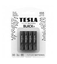 Батарейки "TESLA AAA: BLACK+", 4 шт