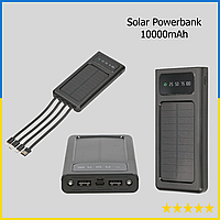 Powerbank на солнечной батарее, хороший power bank мощный 10000 mAh для телефона, Power bank solar WILD