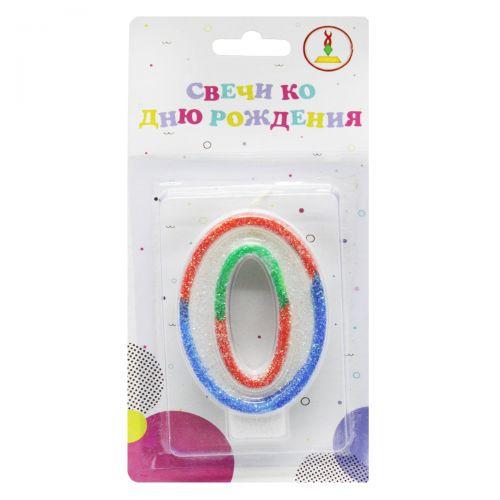 Свічка декоративна "Цифра 0", фото 1