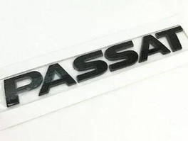 Шильдик емблема напис на багажник Volkswagen Passat колір чорний