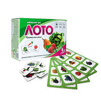 Настільна гра "Лото: Фрукти й овочі"