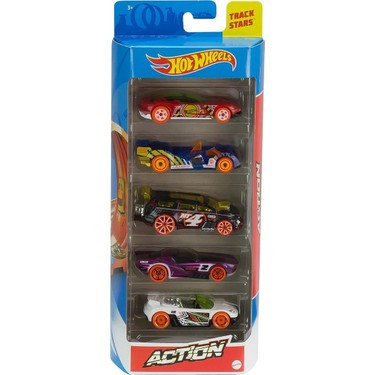 Набір машинок 1:64 Хот Вілс HW ACTIONпо 5шт Mattel GTN44