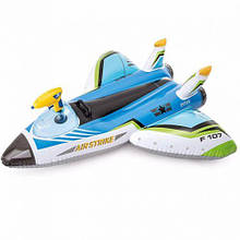 Надувний пліт "Ліхтар" з водною зброєю (синій)