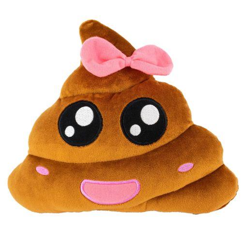 Мягкая Игрушка "Смайлик Emoji Мисс Какашка", 23 См — Купить Недорого на ...