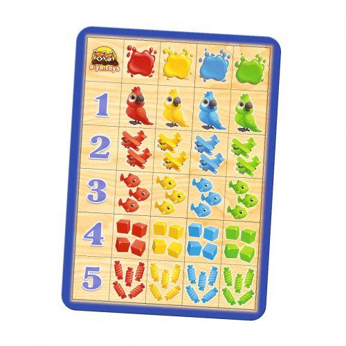 Пазл-сортер "Порівнюй та підбери: колір і рахунок", фото 1