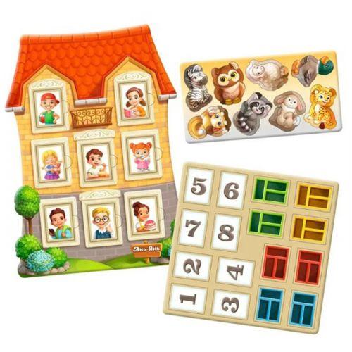 Пазл-сортер "Домік із завданнями", фото 1