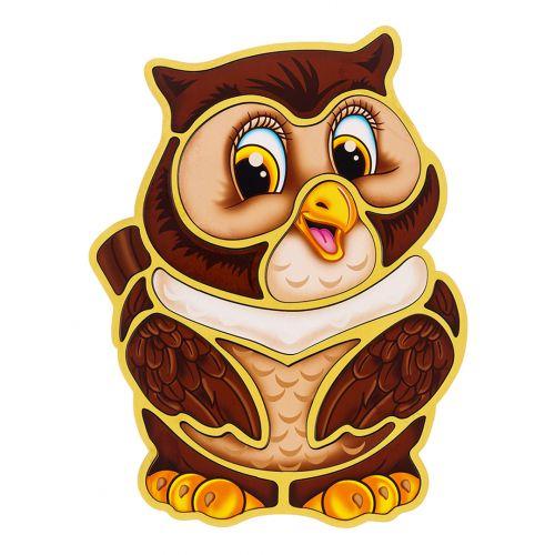 Контурний пазл "Сова", фото 1