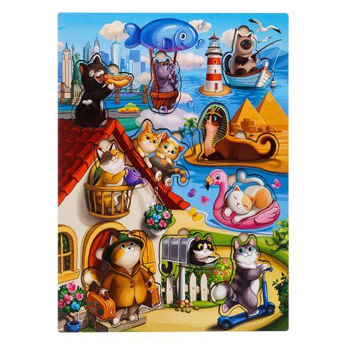 Сортер-вкладиш "Котики - 1", фото 1