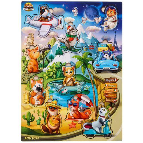 Сортер-вкладиш "Котики - 2", фото 1