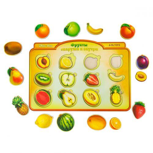 Сортер-вкладиш "Фрукти в розрізі", фото 1