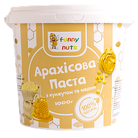Арахісова паста  Funny Nuts з кунжутом і медом 1000г