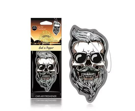 Автомобільний ароматизатор Aroma Car Dia De Los Muertos - Oud & Pepper Skull