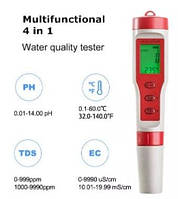 Комбинированный измеритель EZ-9908 4в1 pH/TDS/EC/TEMP