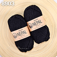 Пряжа Drops Nepal 8903 Чорний
